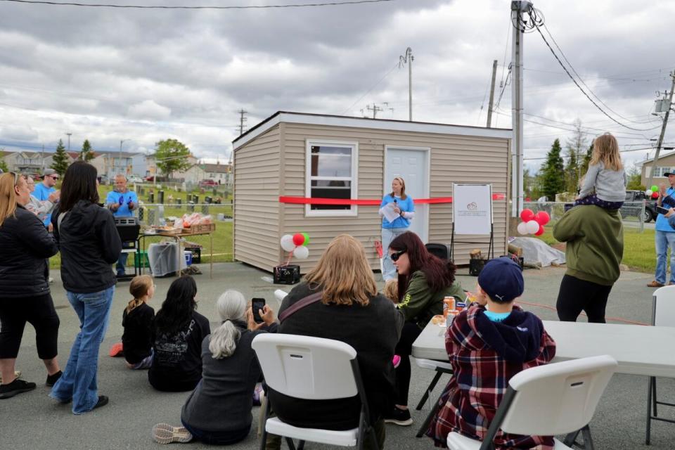 The new community pantry had a grand opening on Saturday in Eastern Passage