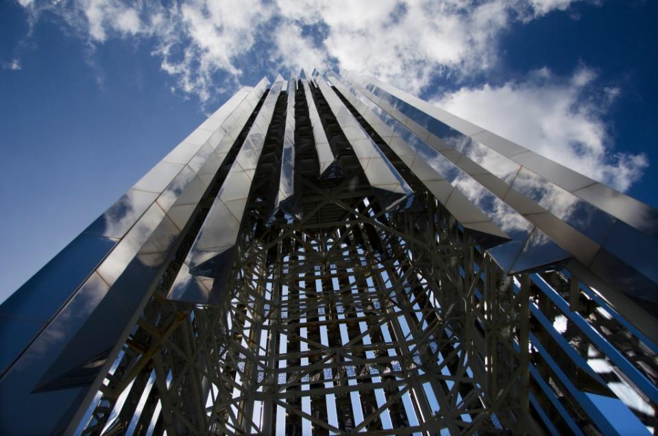 Iconic Crystal cathedral church via Getty Images