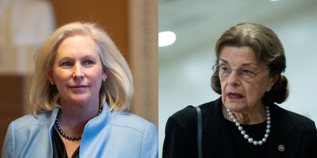 Democratic Sen. Kirsten Gillibrand of New York says Feinstein is being held to an “unacceptable and unprecedented” standard.