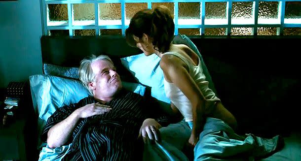 <p>THINKFilm/Image Entertainment</p> Philip Seymour Hoffman and Marisa Tomei in 'Before the Devil Knows You're Dead'