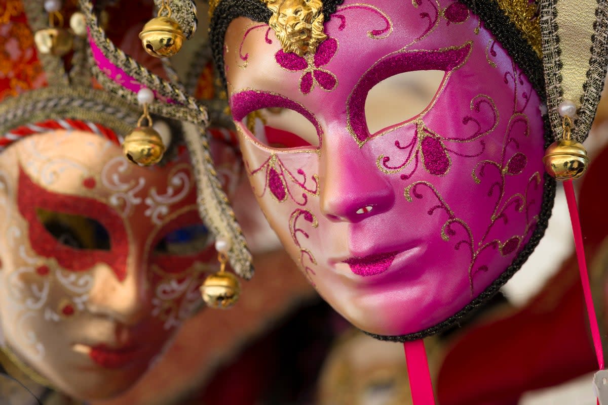 Venetian carnival masks on sale in Venice (Getty/iStock)