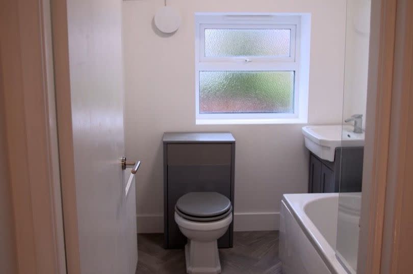 After: a swish new bathroom and décor has revived the space