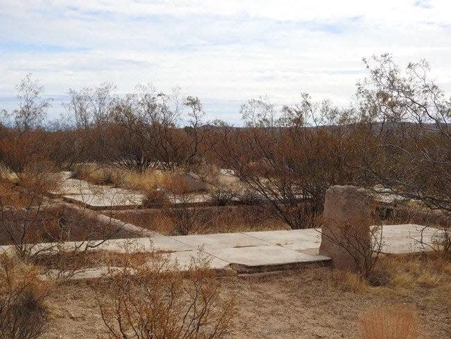 Ruins at Dunbar, a community in Lanfair Valley — now in the Mojave National Preserve — where 23 African-Americans homesteaded during the first half of 20th century.