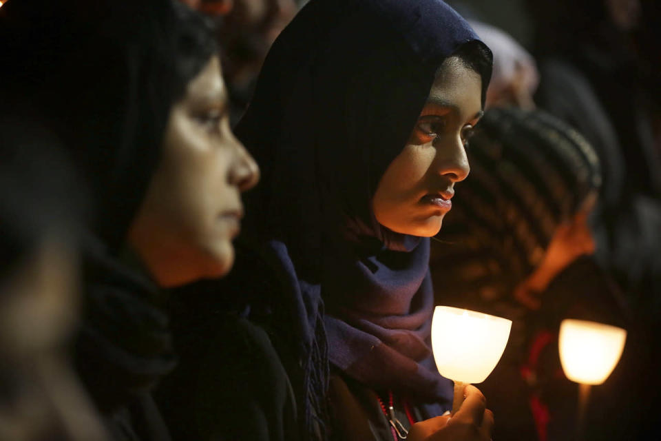Dec. 4, 2015 — Vigil for victims of San Bernardino killings