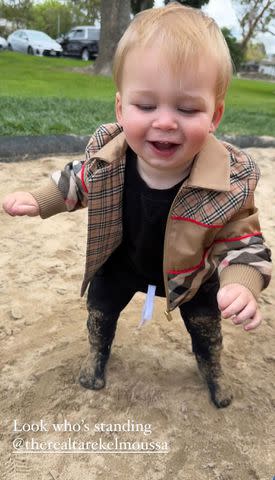 <p>Heather Rae El Moussa/Instagram</p> Heather Rae El Moussa and Tarek El Moussa's son Tristan