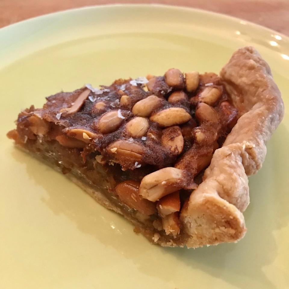 Salted honey peanut pie, from "Cheryl Day's Treasury of Southern Baking," is an ode to Georgia.