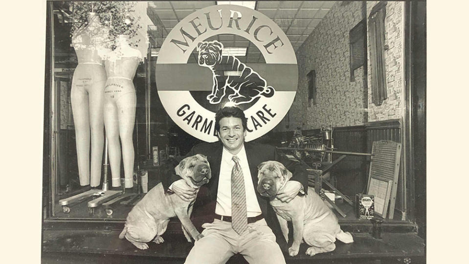 Wayne Edelman in front of Meurice’s original location, opened in 1961. - Credit: Meurice Garment Care