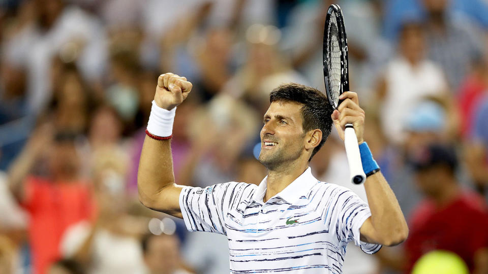 Novak Djokovic was too good for Lucas Pouille in Cincinnati. 