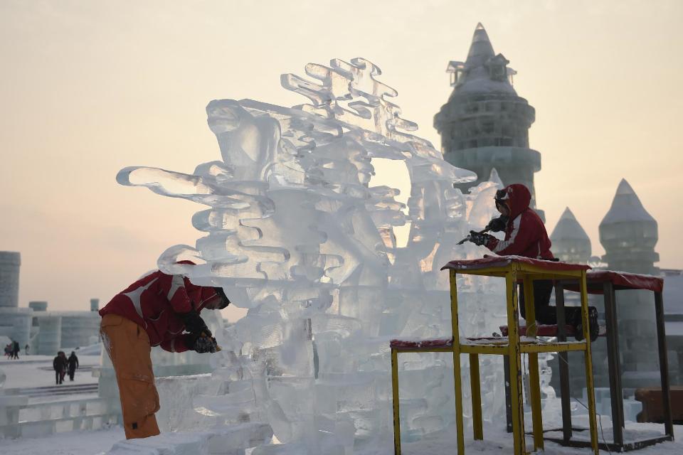 Festival de hielo en China