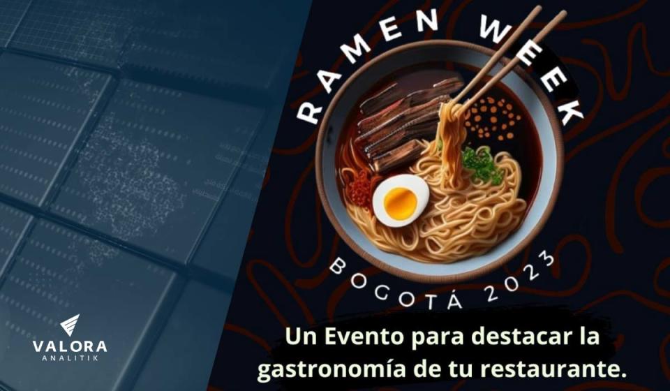 Agéndese para el RamenWeek en Bogotá. Imagen tomada de Instagram @Ramenweekbogota