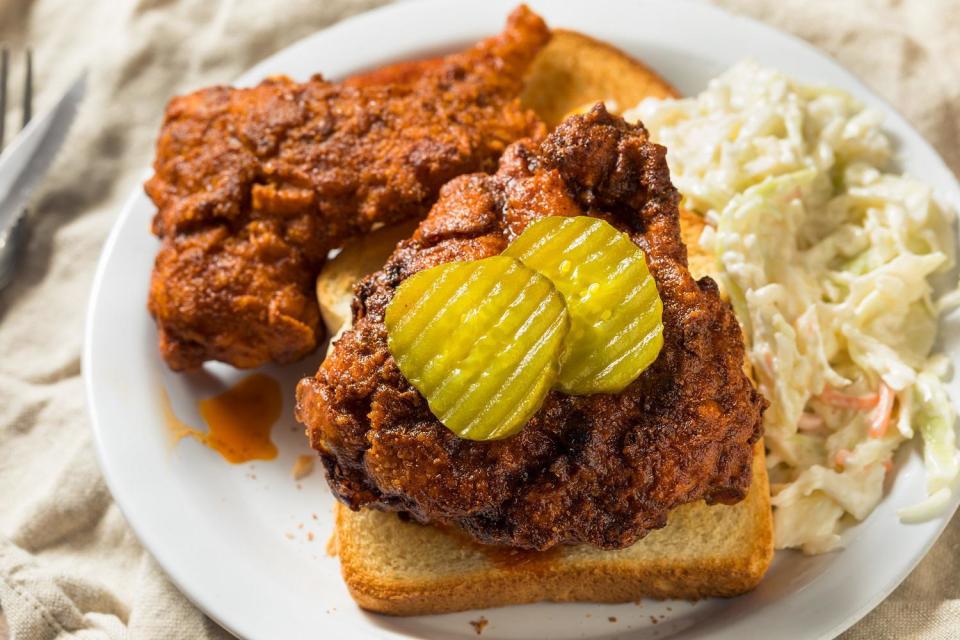 Tennessee: Nashville hot chicken