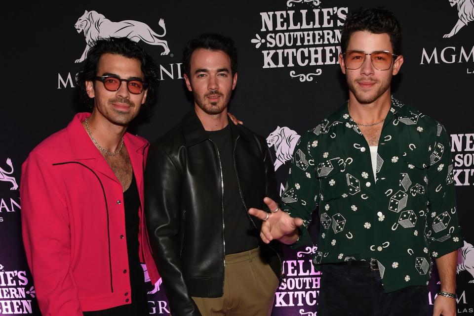 The Jonas Brothers, Kevin, Joe, and Nick