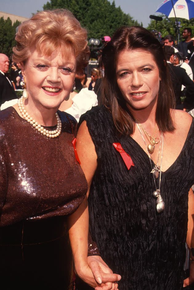 Angela Lansbury and daughter Deirdre Shaw at the 1991 Emmy Awards. (Photo: Ron Galella, Ltd. via Getty Images)