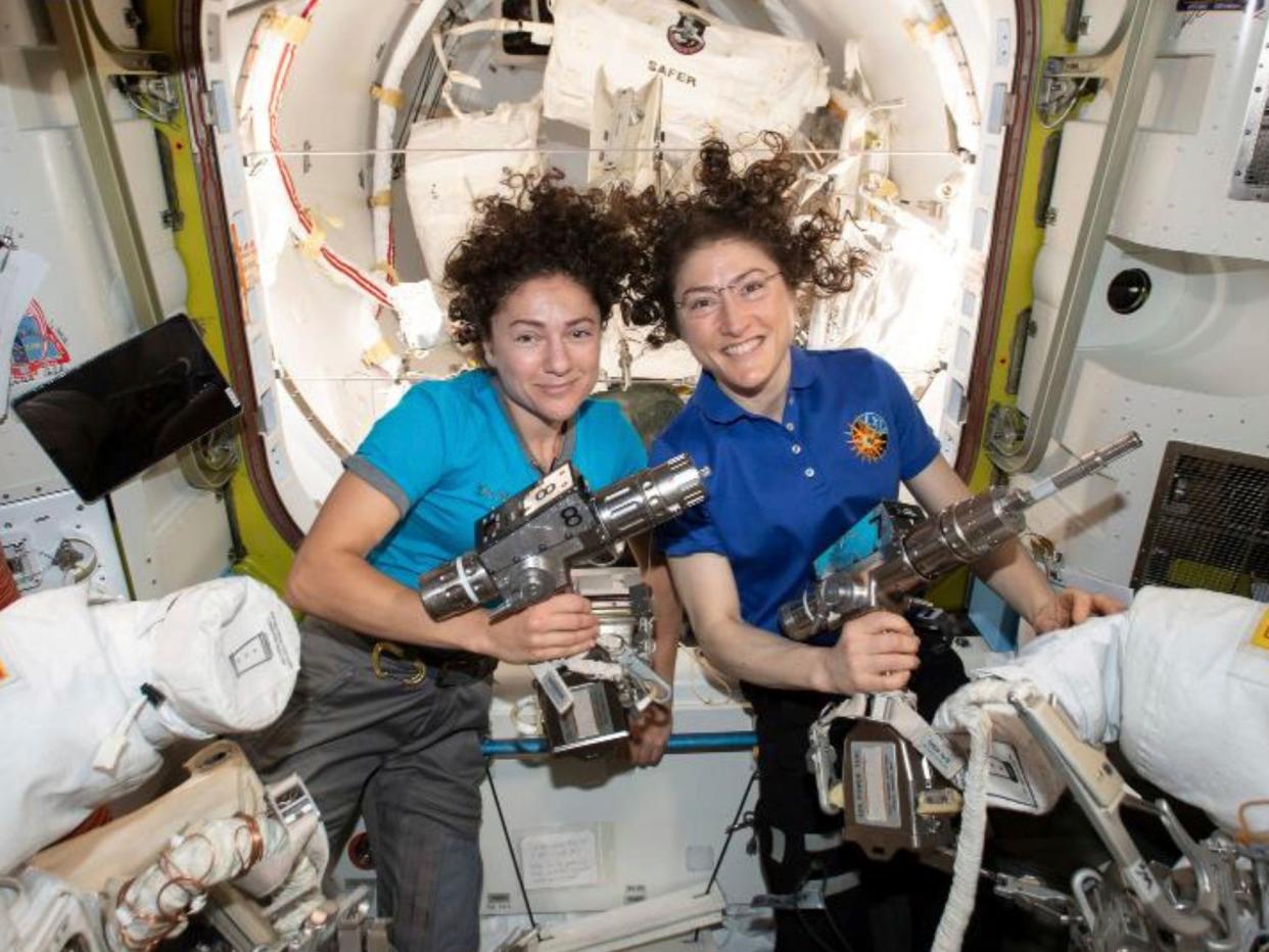 christina koch jessica meir all female spacewalk nasa