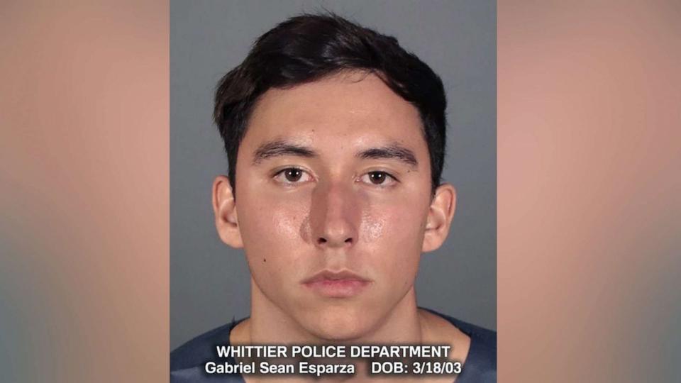 PHOTO: Gabriel Esparza has been arrested as a suspect in the kidnapping and murder of Andrea Vazquez in Whittier, Calif., Aug. 21, 2023. (Whittier Police Dept.)