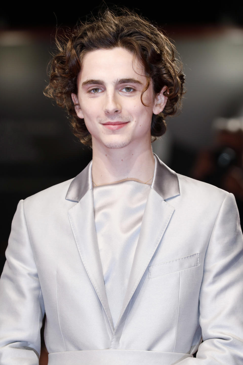 Closeup of Timothee Chalamet