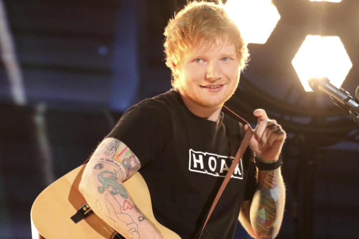 Hints: Ed Sheeran will perform at the BRIT Awards: Matt Sayles/Invision/AP