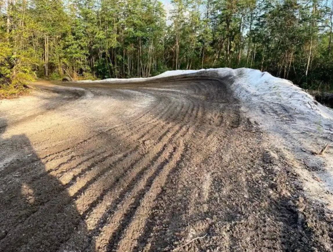 This dirt track was one of the features advertised for the Copperhead Ranch, an Airbnb in Rocky Point.