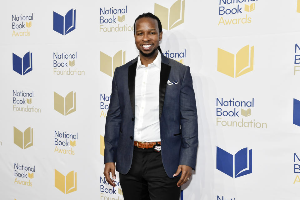FILE - Ibram X. Kendi attends the 73rd National Book Awards at Cipriani Wall Street on Wednesday, Nov. 16, 2022, in New York. Kendi, Salman Rushdie, Cheryl Strayed and Carl Hiassen are among hundreds of authors who have endorsed an announcement by the American Library Association and the Association of American Publishers that calls attention to the 70th anniversary of a Freedom to Read Statement issued by book publishers and librarians during the height of the McCarthy era. (Photo by Evan Agostini/Invision/AP, File)