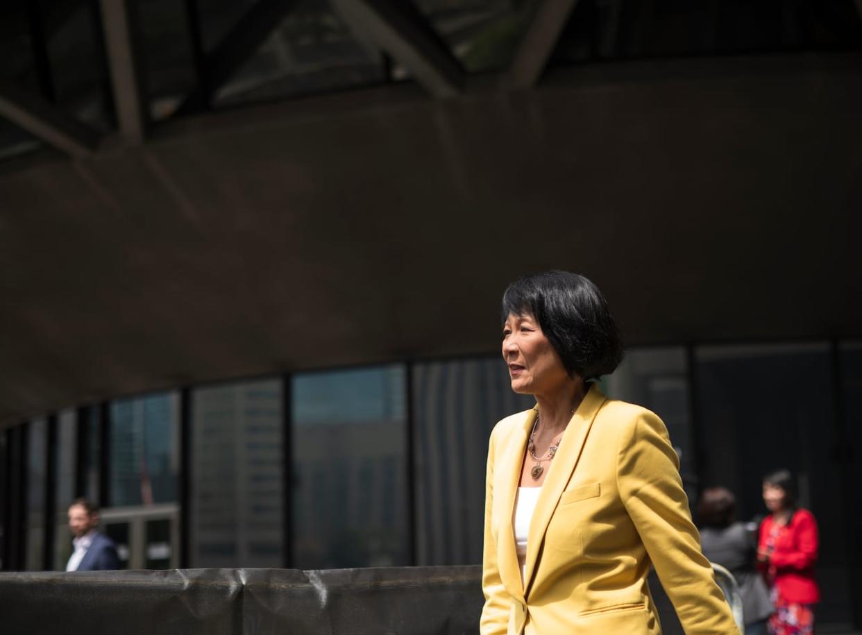 Mayor Olivia Chow announced her list of council appointments Thursday. (Tijana Martin/The Canadian Press - image credit)