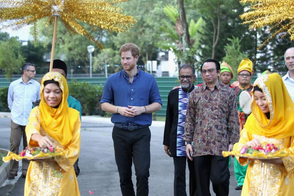 Prince Harry in Singapore