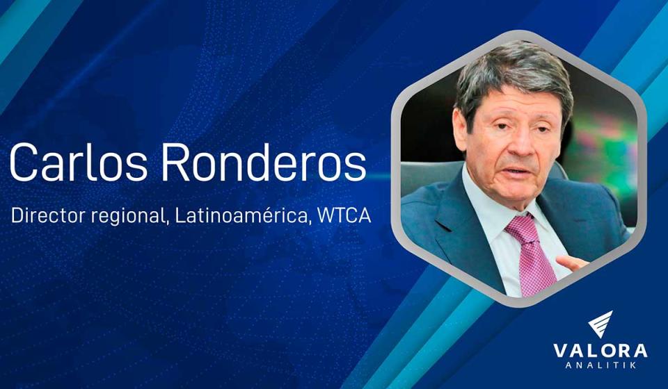 Carlos Ronderos: “Colombia tiene grandes oportunidades en el mercado de África”. Imagen: Valora Analitik / cortesía WTCA.