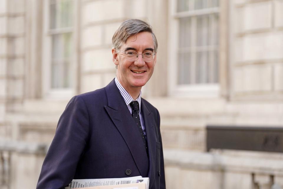 Brexit Opportunities Minister Jacob Rees-Mogg has not entered the unofficial contest to succeed Boris Johnson (Kirsty O’Connor/PA) (PA Wire)