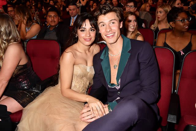 Jeff Kravitz/AMA2019/FilmMagic Camila Cabello and Shawn Mendes