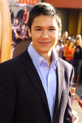 Oliver James at the Los Angeles premiere of New Line Cinema's Raise Your Voice