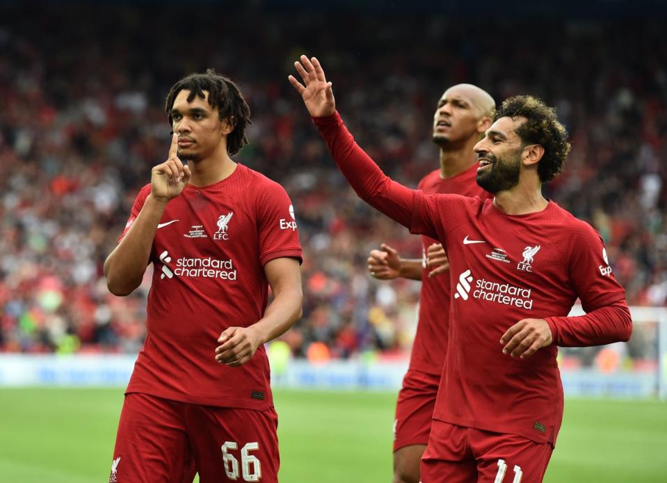 Trent Alexander-Arnold grabbed Liverpool’s opener (Liverpool FC/Getty)