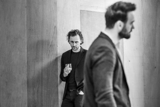 Tom Hiddleston and Charlie Cox in rehearsal for ‘Betrayal’ (Marc Brenner)