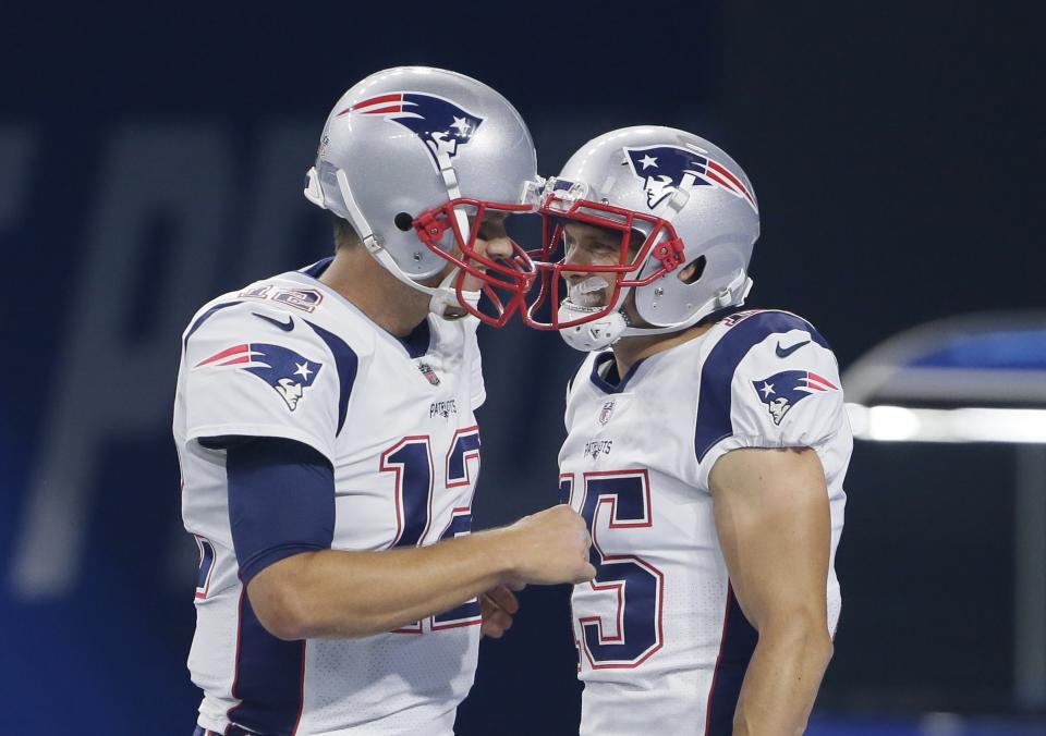 New England Patriots receiver Chris Hogan should become a favorite target for quarterback Tom Brady this season. (AP Photo/Duane Burleson)