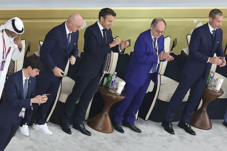 mundial Qatar 2022; Deportes; mundo; emmanuel Macron; Mauricio Macri; Marruecos; Francia