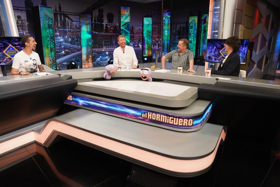 Fotograma de un programa de <em>El Hormiguero</em>. <a href="https://twitter.com/El_Hormiguero/status/1673437345222205440?s=20" rel="nofollow noopener" target="_blank" data-ylk="slk:El Hormiguero / Twitter;elm:context_link;itc:0;sec:content-canvas" class="link ">El Hormiguero / Twitter</a>