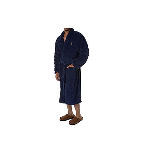 27) Microfiber Plush Long Sleeve Robe