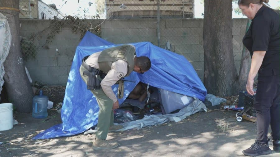 L.A. Sheriff's program offering services to homeless