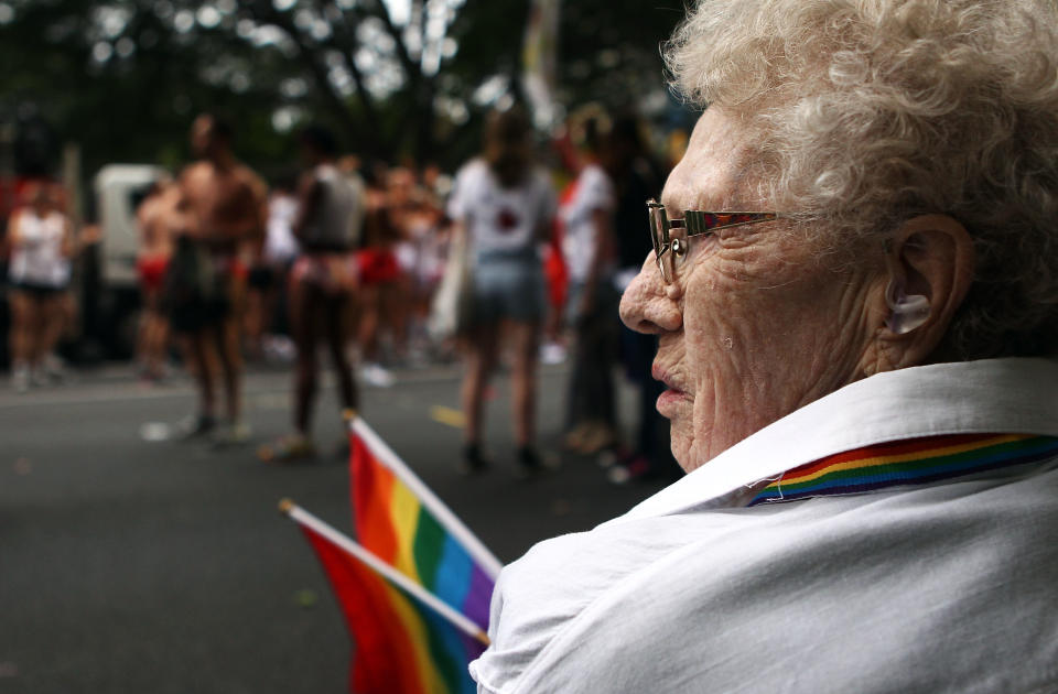 LGBT seniors, already facing health and financial issues of aging, can be more vulnerable to isolation and harassment. (Photo: Getty Images)