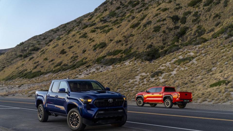 2024 toyota tacoma trd sport and trd off road