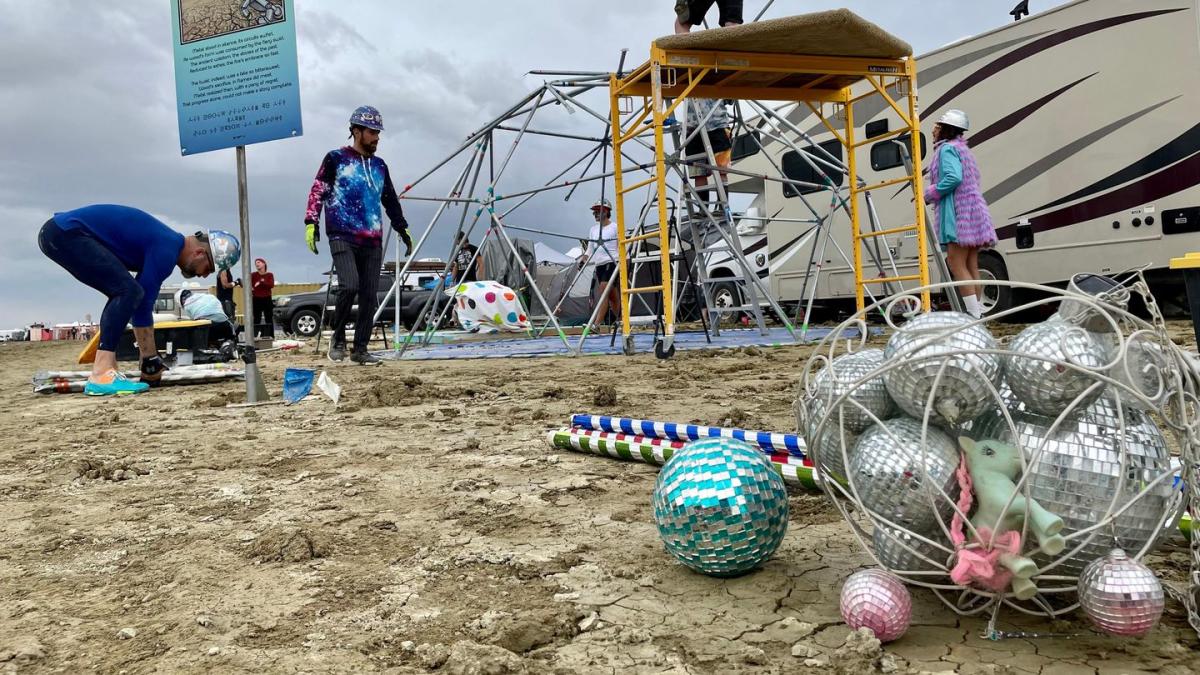 Scenes from the Burning Man Flood