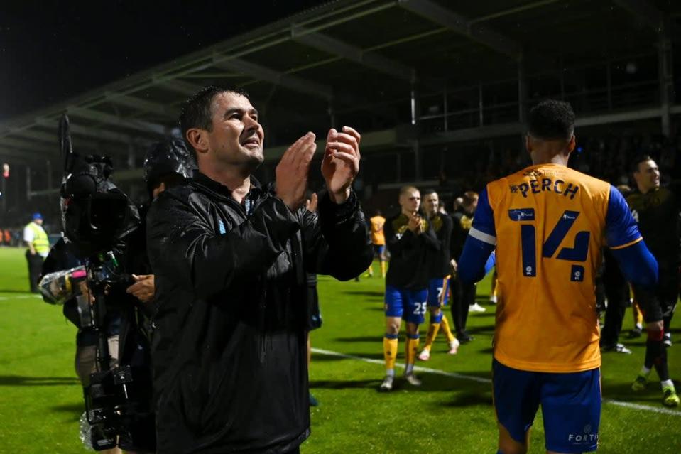 Can Nigel Clough guide Mansfield to League Two play-off final glory at Wembley?  (Getty Images)
