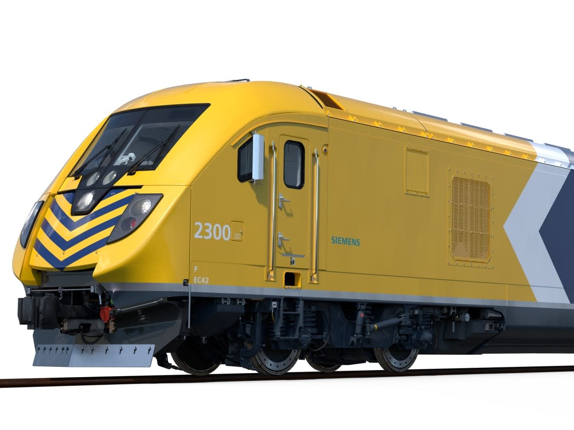 The Ontario government has announced money to buy three new trains for Ontario Northland passenger rail service.  (Province of Ontario - image credit)