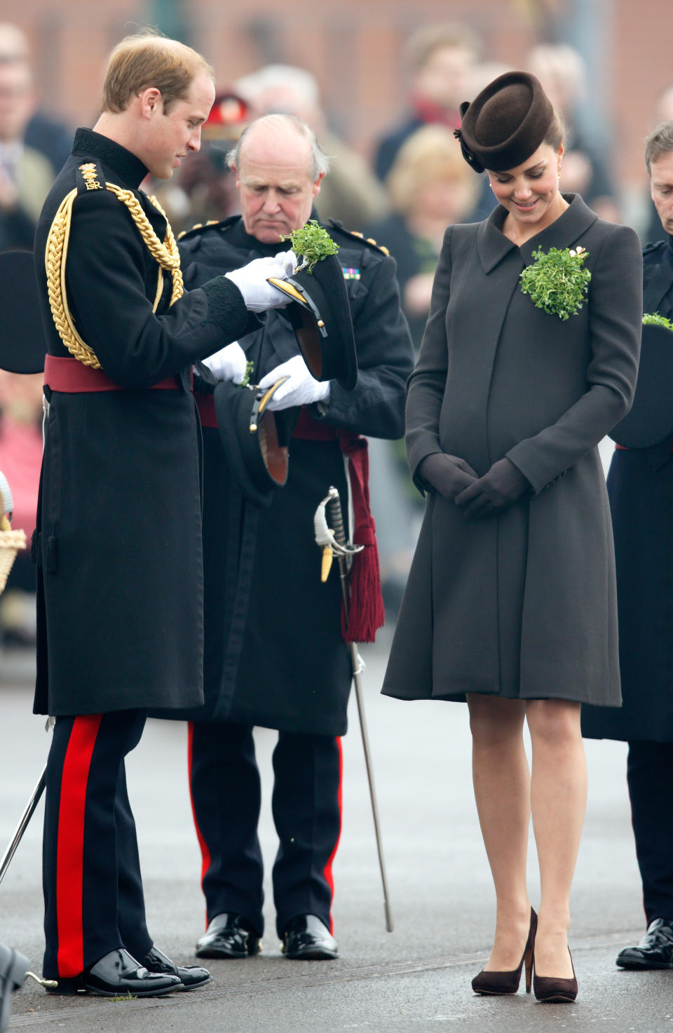 Kate Middleton celebrating St. Patrick’s Day in 2015.<em> (Getty Images)</em>