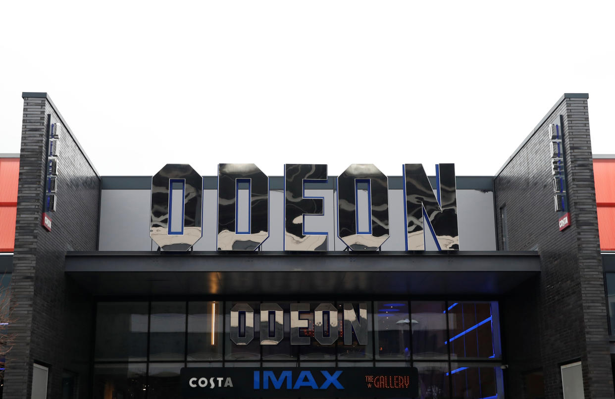 General view of a closed ODEON cinema in Milton Keynes, as the number of coronavirus cases grow around the world, in Milton Keynes, Britain, March 17, 2020. REUTERS/Andrew Boyers