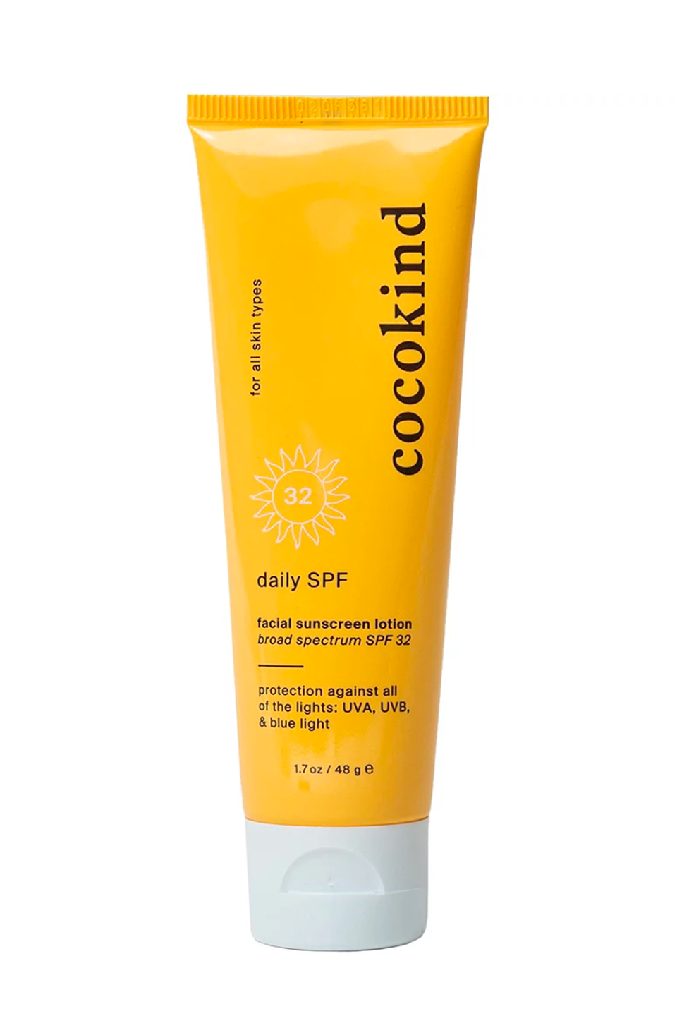 <p><a href="https://www.amazon.com/COCOKIND-Daily-Facial-Sunscreen-Lotion/dp/B08P4SD7V5/ref=asc_df_B08P4SD7V5/?tag=syn-yahoo-20&ascsubtag=%5Bartid%7C10049.g.35993297%5Bsrc%7Cyahoo-us" rel="nofollow noopener" target="_blank" data-ylk="slk:Shop Now;elm:context_link;itc:0;sec:content-canvas" class="link ">Shop Now</a></p><p>Daily SPF Facial Sunscreen Lotion</p><p>$25.00</p><p>amazon.com</p><span class="copyright">Courtesy of Cocokind</span>