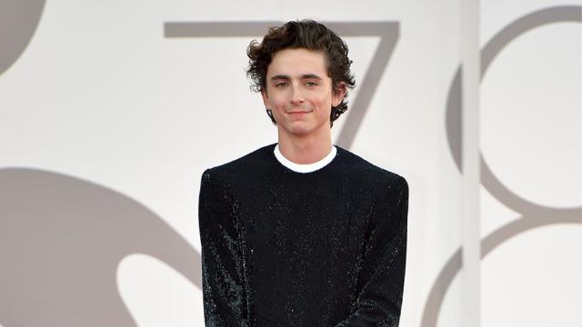 Timothée Chalamet Goes Backless in Venice