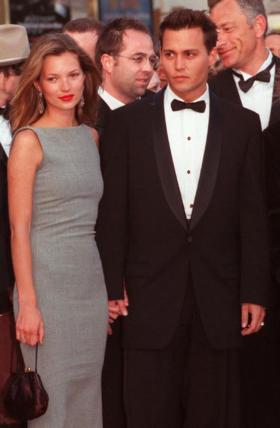 Johnny Depp y Kate Moss salieron en los años 90