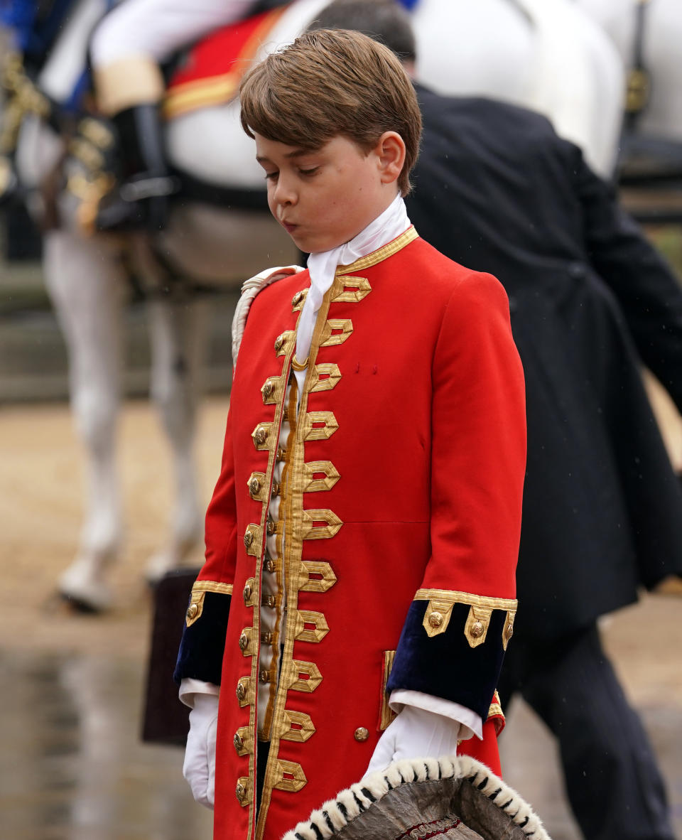 Prince George at King Charles' coronation