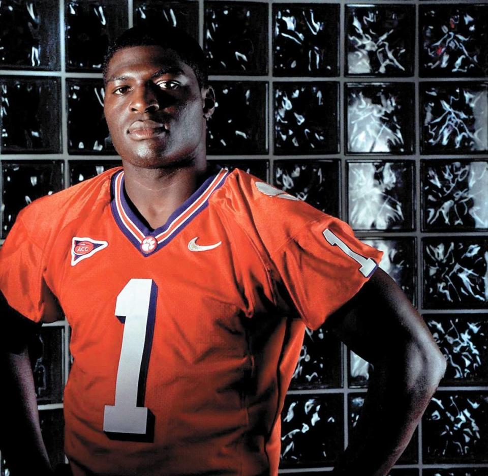 Former Clemson quarterback Woody Dantzler, pictured here in 2002, will be inducted into the South Carolina Athletic Hall of Fame on Monday in Columbia. The State file photo