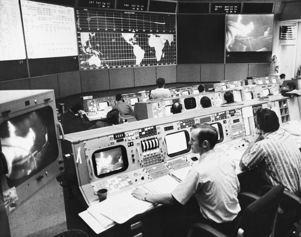Apollo mission control 1969