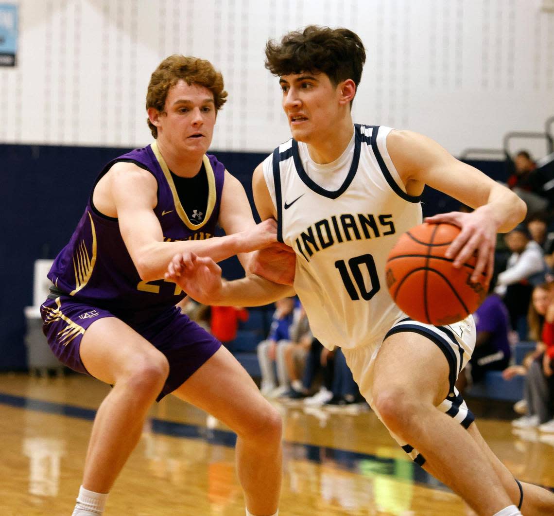 Keller forward Steven Ramirez (10) is a 2023-2024 Fort Worth-area Offensive Player of the Year. Bob Booth/Special to the Star-Telegram